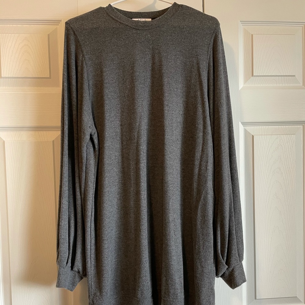 Grey Tunic Sweater